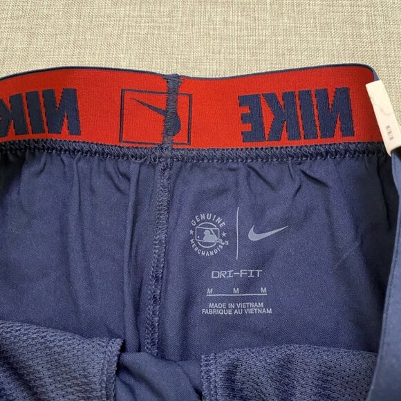 Nike Atlanta Braves Mens Medium Prime Time Logo Dri-Fit Practice Shorts New - Picture 7 of 10